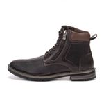 Bota casual em couro Dante Café