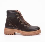  Bota Coturno Feminino Alba Café