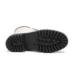  Bota Coturno Feminino Zara Off-white