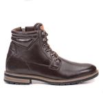 Bota casual em couro Aston Café