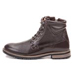 Bota casual em couro Aston Café