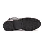 Bota casual em couro Aston Preto