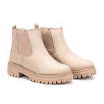  Bota Coturno Feminino Agata Marfim