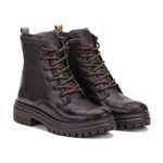  Bota Coturno Feminino Zara Café