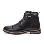 Bota casual em couro Silver Preto