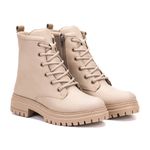  Bota Coturno Feminino Zara Marfim