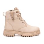  Bota Coturno Feminino Hickman Marfim