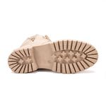  Bota Coturno Feminino Hickman Marfim