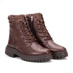  Bota Coturno Feminino Pandora Avelã 