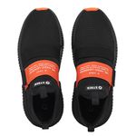 Tênis Masculino Gravity Run 1100 Preto/Laranja 