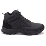 Bota Adventure Vibram em Couro Bosco Preto