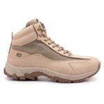Bota Adventure Vibram em Couro Spock Bege