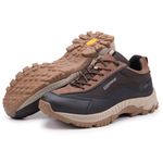 Tênis Adventure Vibram em Couro Spock Low Cravo 