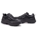 Tênis Adventure Vibram em Couro Spock Low Preto 