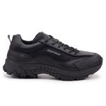 Tênis Adventure Vibram em Couro Spock Low Preto 
