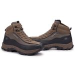 Bota Adventure Vibram em Couro Spock Musgo 