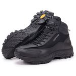 Bota Adventure Vibram em Couro Spock Preto 