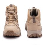 Bota Adventure Vibram em Couro Zorack Bege 