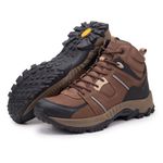 Bota Adventure Vibram em Couro Zorack Cravo 