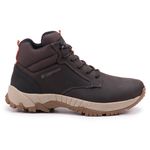 Bota Adventure Vibram em Couro Bosco Café 