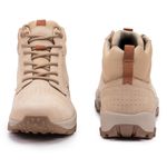 Bota Adventure Vibram em Couro Bosco Bege 