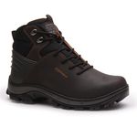 Bota coturno de segurança EPI´s em Couro ref. Tiguan Café 