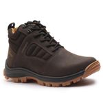 Bota coturno de segurança EPI´s em Couro ref. Enduro Café