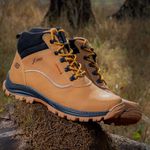 Bota coturno de segurança EPI´s em Couro ref. Coyote Castor