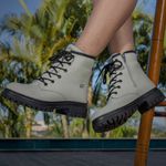  Bota Coturno Feminino Zara Off-white