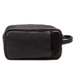 Elegância em Movimento: Necessaire em Couro para Organização Prática Ref. 8910 Café