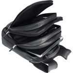 Mochila Executiva em Couro que Eleva seu Estilo Profissional Ref. Stock Preto 