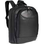 Mochila Executiva em Couro que Eleva seu Estilo Profissional Ref. Stock Preto 