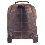 Mochila Executiva em Couro que Eleva seu Estilo Profissional Ref. Stock Fossil Café 