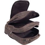 Mochila Executiva em Couro que Eleva seu Estilo Profissional Ref. Stock Fossil Café 