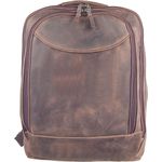 Mochila Executiva em Couro que Eleva seu Estilo Profissional Ref. Stock Fossil Café 