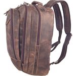 Mochila Executiva em Couro que Eleva seu Estilo Profissional Ref. Stock Fossil Café 