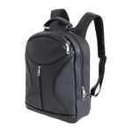 Mochila Executiva em Couro que Eleva seu Estilo Profissional Ref. 2208 Preto