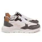  Tênis Masculino Ad6015 Caramelo e Cinza 