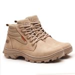 Bota coturno de segurança EPI´s em Couro ref. Picker Areia 