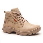 Bota coturno de segurança EPI´s em Couro ref. Picker Areia 