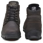 Bota coturno de segurança EPI´s em Couro ref. Safe Café