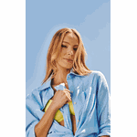 Azul Sky - Chemise Linho