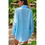 Azul Sky - Chemise Linho