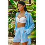 Azul Sky - Shorts Linho