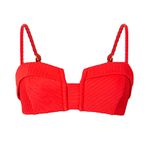 Vermelho Rouge - Top Corselet Texturizado