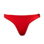 Vermelho Rouge - Calcinha Basic Texturizada