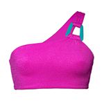  Top Ombro Só Argola Íris Rosa Shock