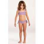 Top e Calcinha Kids Babados Verano