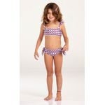Top e Calcinha Kids Babados Verano