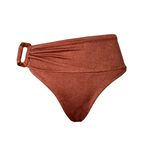 Calcinha Hot Pants Argola Cacau